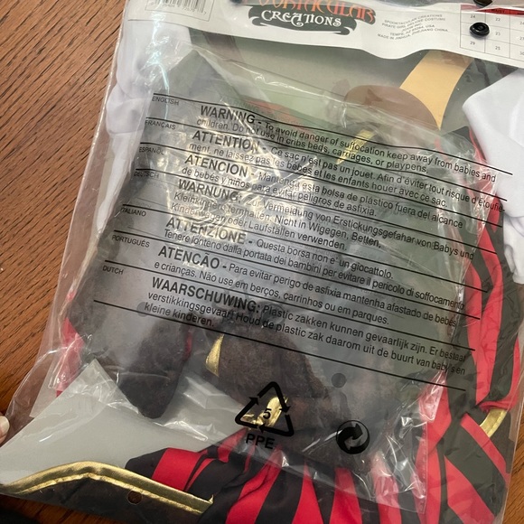 Spooktacular Creations Pirate Halloween Costume size Kids M - Picture 2 of 3